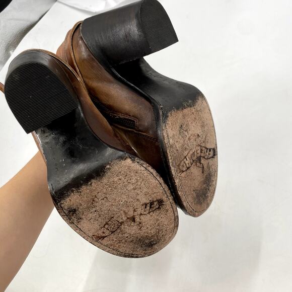 Freebird by Steven 6 Blaze Brown Buckle booties - Picture 5 of 6